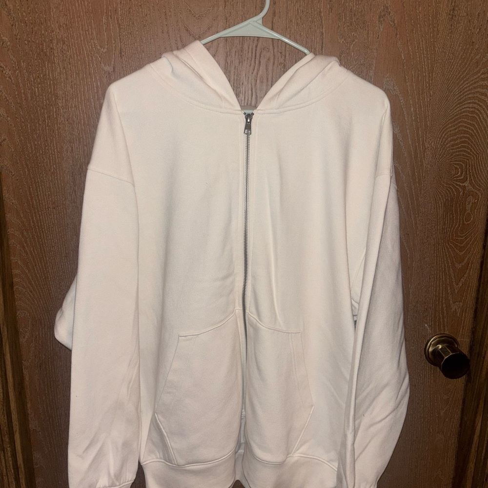 Universal Thread White Zip-Up Hoodie